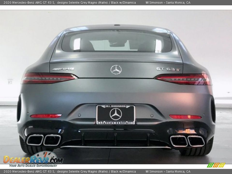 2020 Mercedes-Benz AMG GT 63 S designo Selenite Grey Magno (Matte) / Black w/Dinamica Photo #3