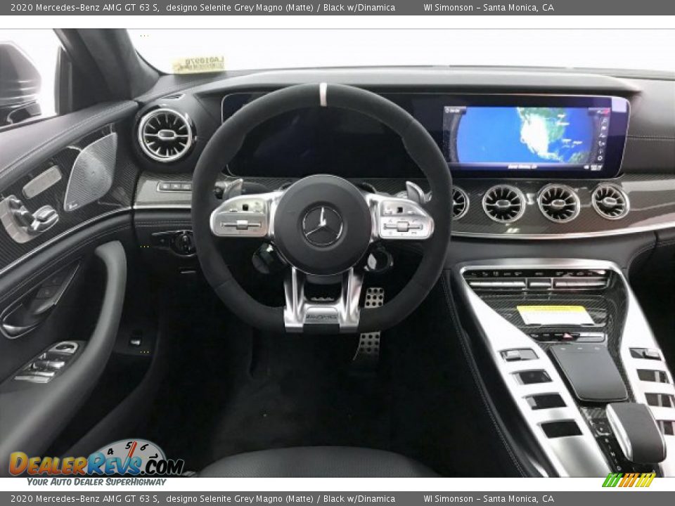 2020 Mercedes-Benz AMG GT 63 S designo Selenite Grey Magno (Matte) / Black w/Dinamica Photo #4