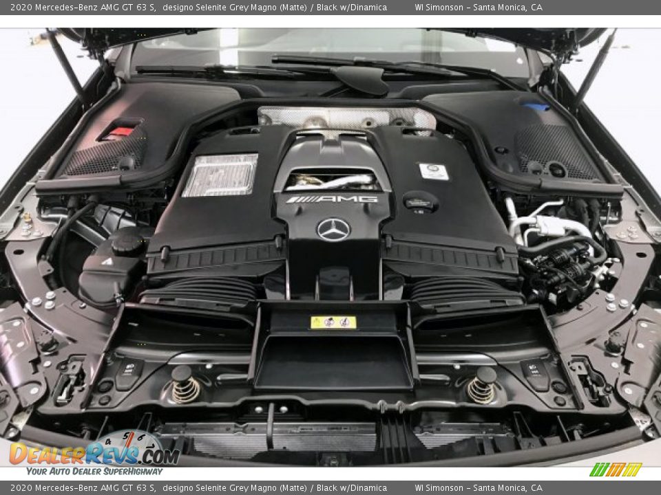 2020 Mercedes-Benz AMG GT 63 S designo Selenite Grey Magno (Matte) / Black w/Dinamica Photo #9