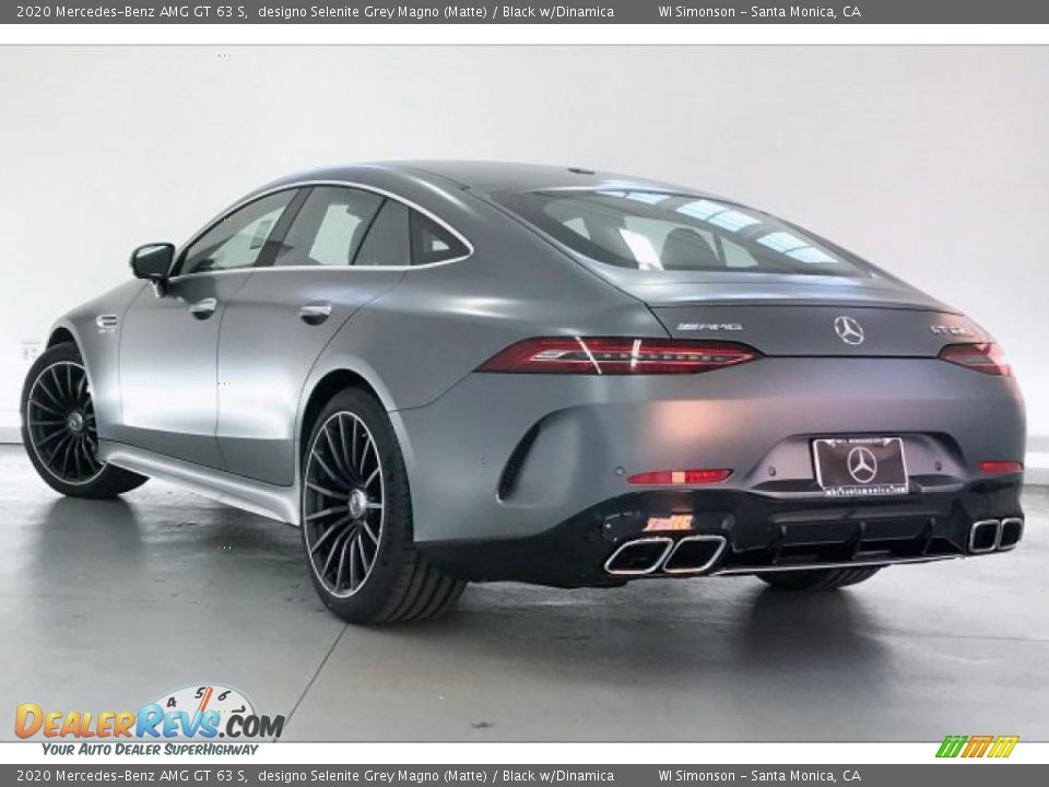 2020 Mercedes-Benz AMG GT 63 S designo Selenite Grey Magno (Matte) / Black w/Dinamica Photo #10