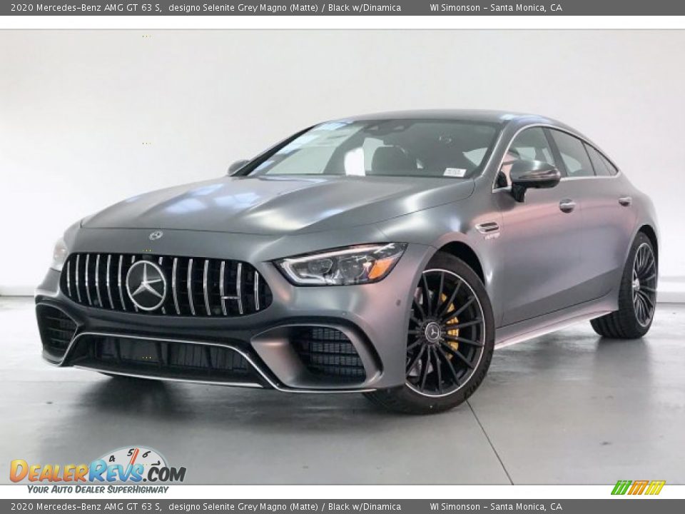 2020 Mercedes-Benz AMG GT 63 S designo Selenite Grey Magno (Matte) / Black w/Dinamica Photo #12