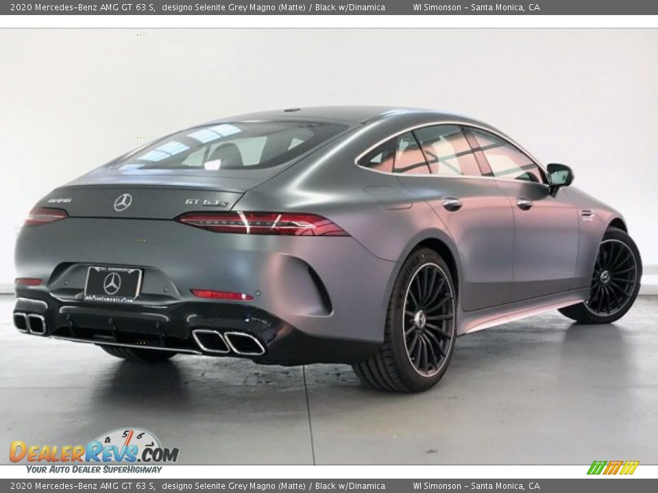 2020 Mercedes-Benz AMG GT 63 S designo Selenite Grey Magno (Matte) / Black w/Dinamica Photo #16