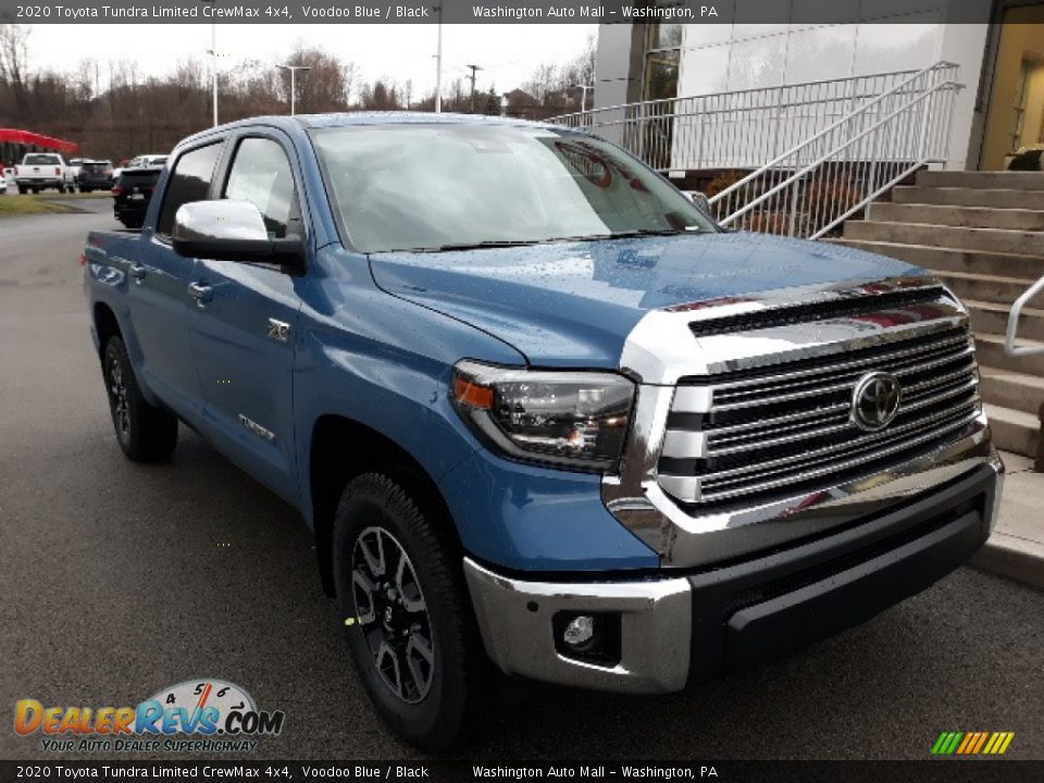 2020 Toyota Tundra Limited CrewMax 4x4 Voodoo Blue / Black Photo #1