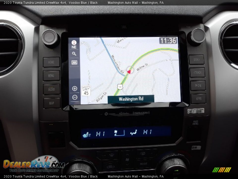 2020 Toyota Tundra Limited CrewMax 4x4 Voodoo Blue / Black Photo #6