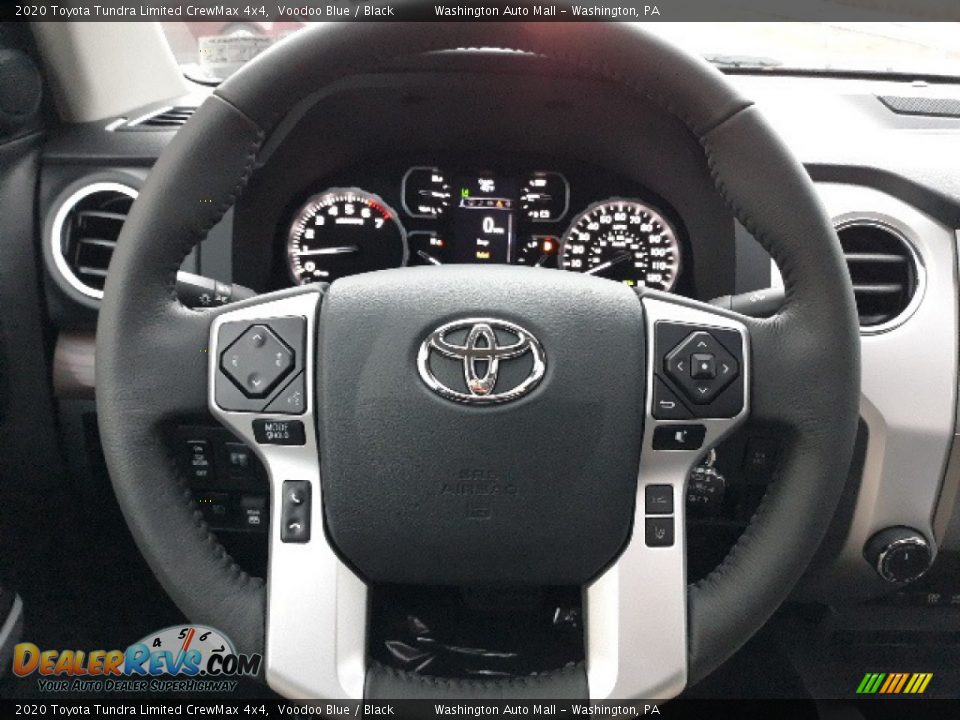 2020 Toyota Tundra Limited CrewMax 4x4 Voodoo Blue / Black Photo #8