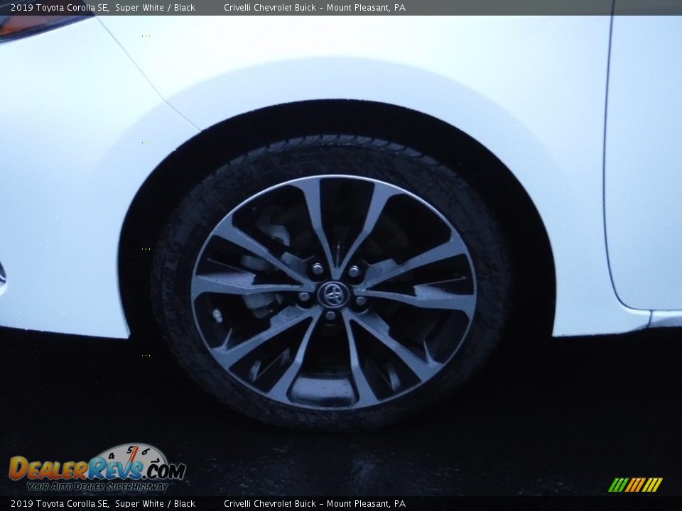 2019 Toyota Corolla SE Super White / Black Photo #3