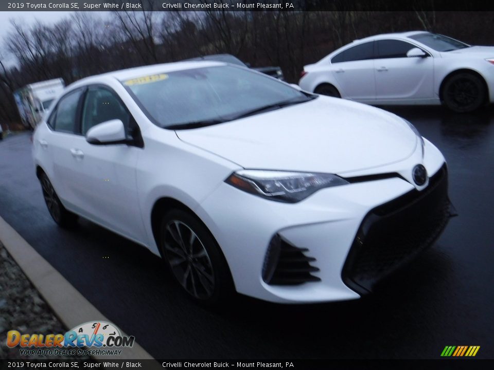 2019 Toyota Corolla SE Super White / Black Photo #5