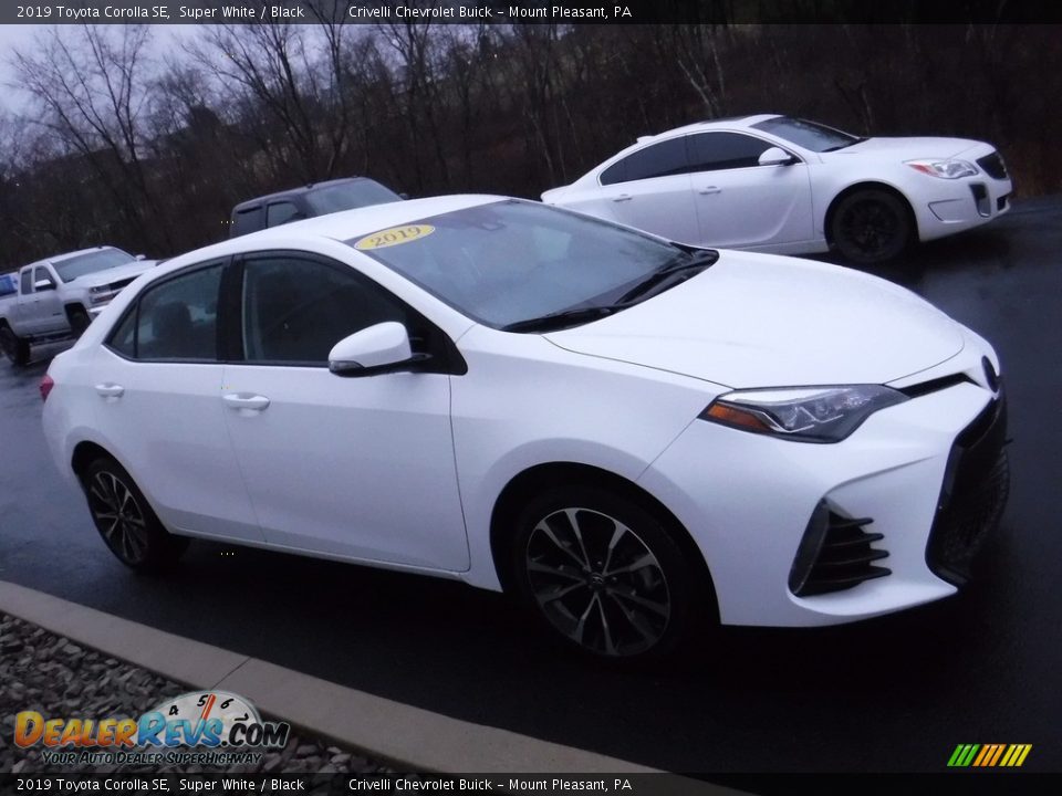 2019 Toyota Corolla SE Super White / Black Photo #6