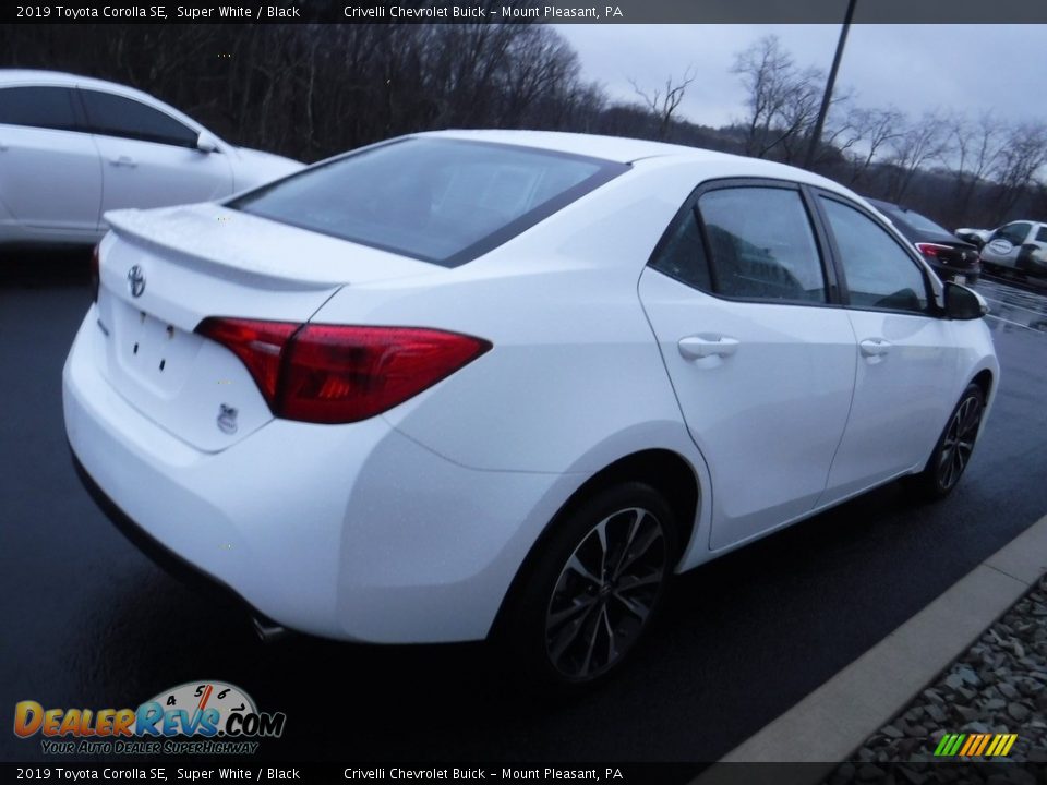 2019 Toyota Corolla SE Super White / Black Photo #7