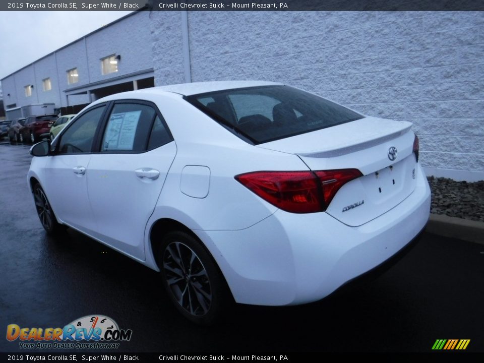 2019 Toyota Corolla SE Super White / Black Photo #8