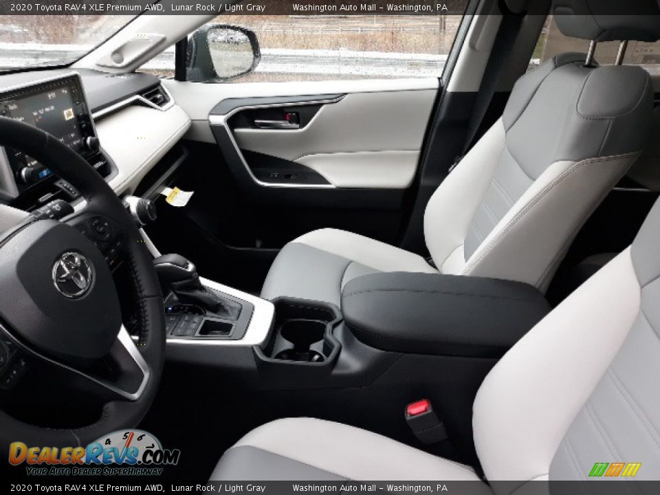 2020 Toyota RAV4 XLE Premium AWD Lunar Rock / Light Gray Photo #4