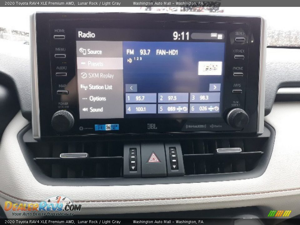 2020 Toyota RAV4 XLE Premium AWD Lunar Rock / Light Gray Photo #7
