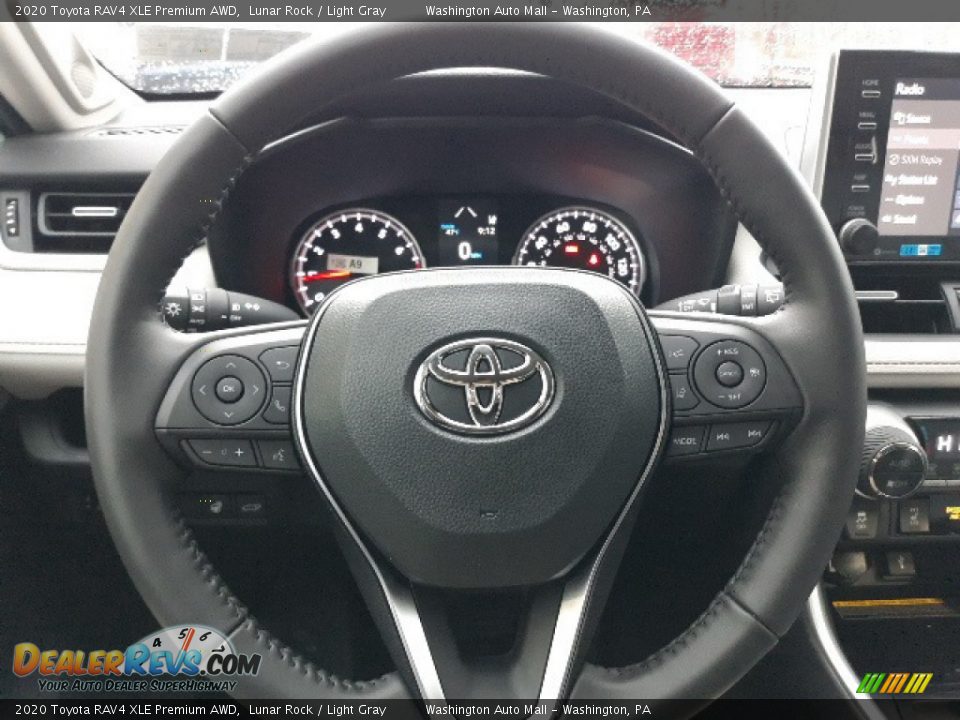 2020 Toyota RAV4 XLE Premium AWD Lunar Rock / Light Gray Photo #10