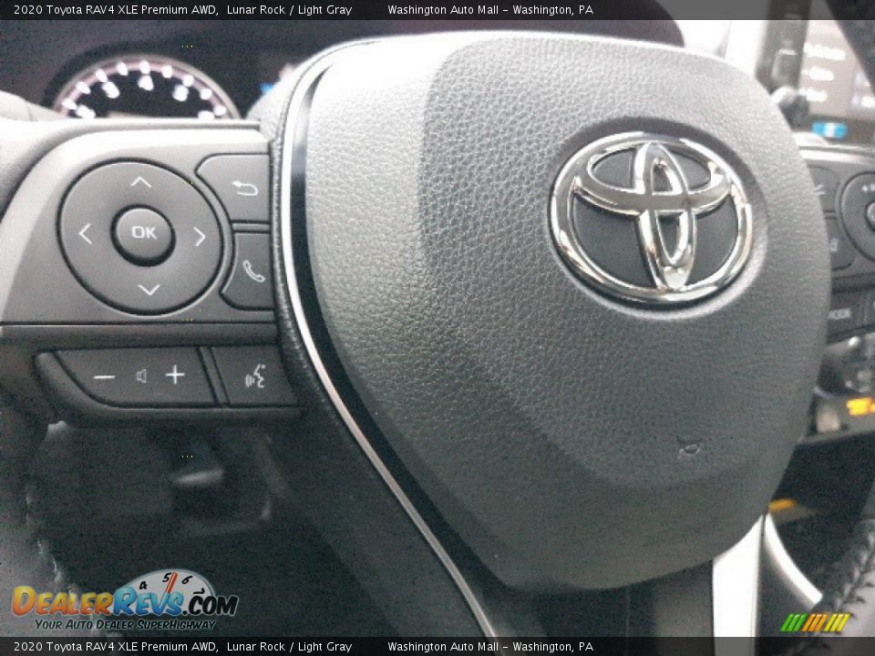 2020 Toyota RAV4 XLE Premium AWD Lunar Rock / Light Gray Photo #11