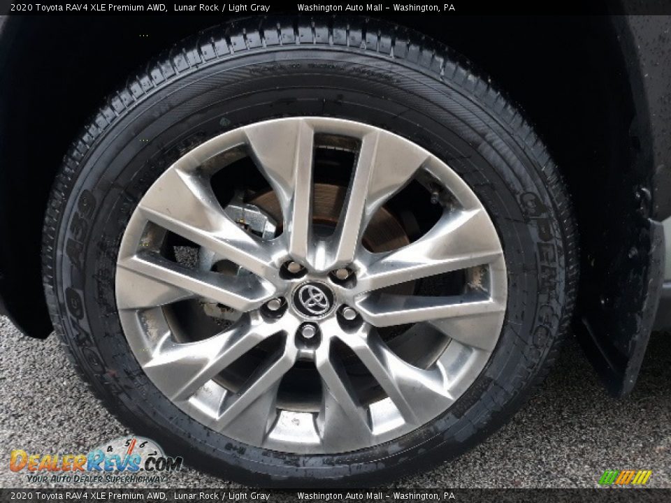 2020 Toyota RAV4 XLE Premium AWD Lunar Rock / Light Gray Photo #21