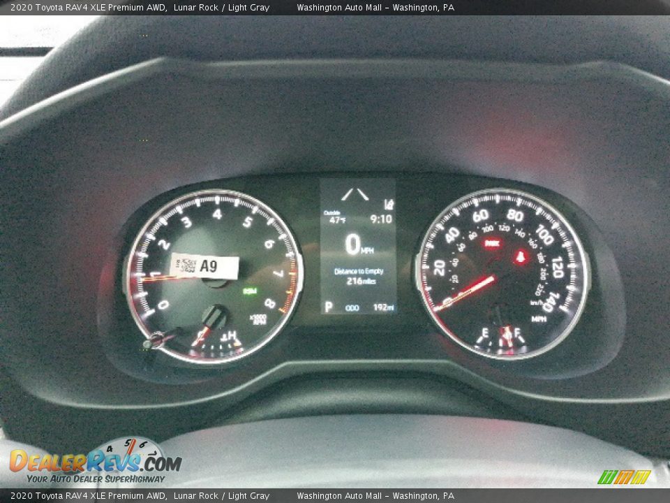 2020 Toyota RAV4 XLE Premium AWD Lunar Rock / Light Gray Photo #22
