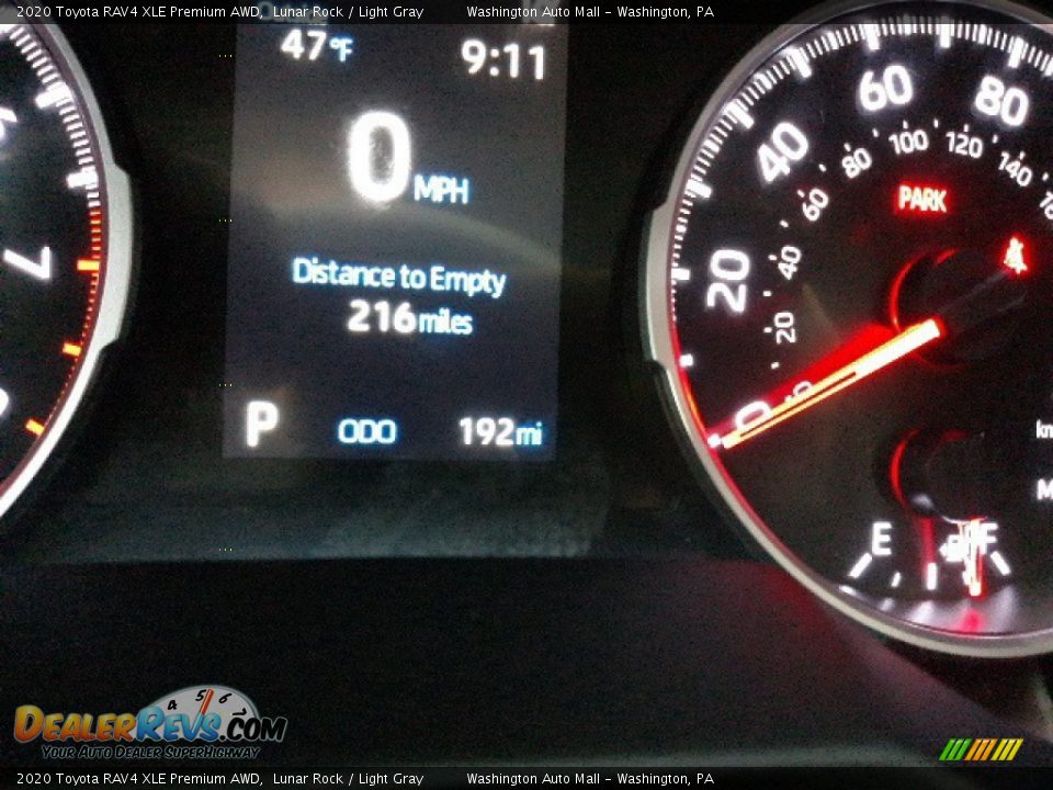 2020 Toyota RAV4 XLE Premium AWD Lunar Rock / Light Gray Photo #23
