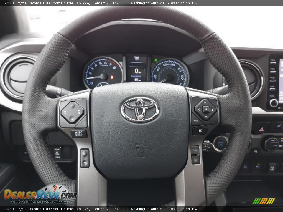 2020 Toyota Tacoma TRD Sport Double Cab 4x4 Cement / Black Photo #10