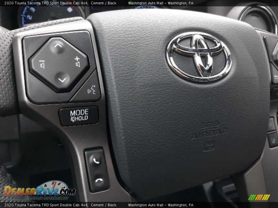 2020 Toyota Tacoma TRD Sport Double Cab 4x4 Cement / Black Photo #11
