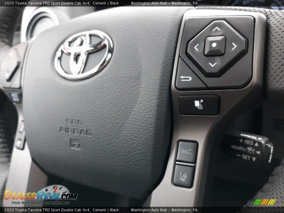 2020 Toyota Tacoma TRD Sport Double Cab 4x4 Cement / Black Photo #12