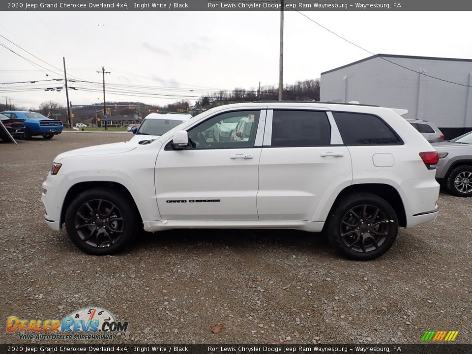 2020 Jeep Grand Cherokee Overland 4x4 Bright White / Black Photo #2