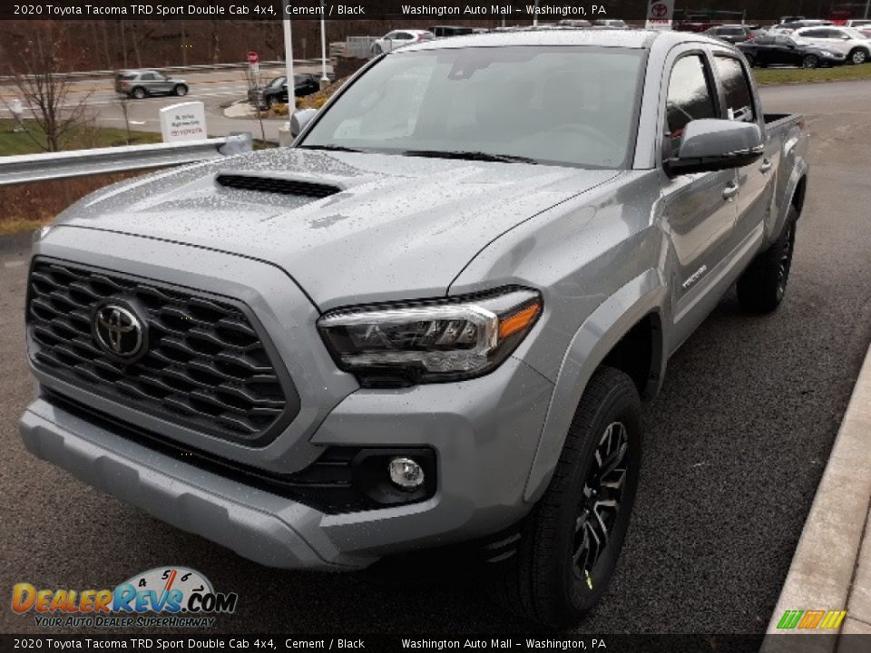 2020 Toyota Tacoma TRD Sport Double Cab 4x4 Cement / Black Photo #16