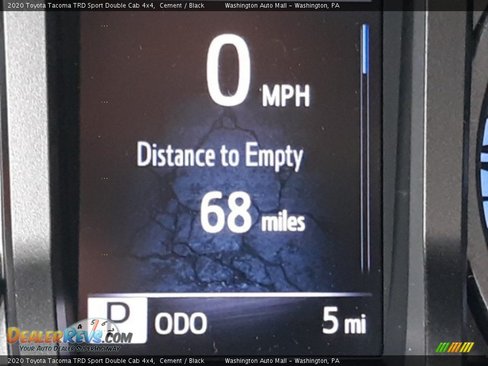 2020 Toyota Tacoma TRD Sport Double Cab 4x4 Cement / Black Photo #23