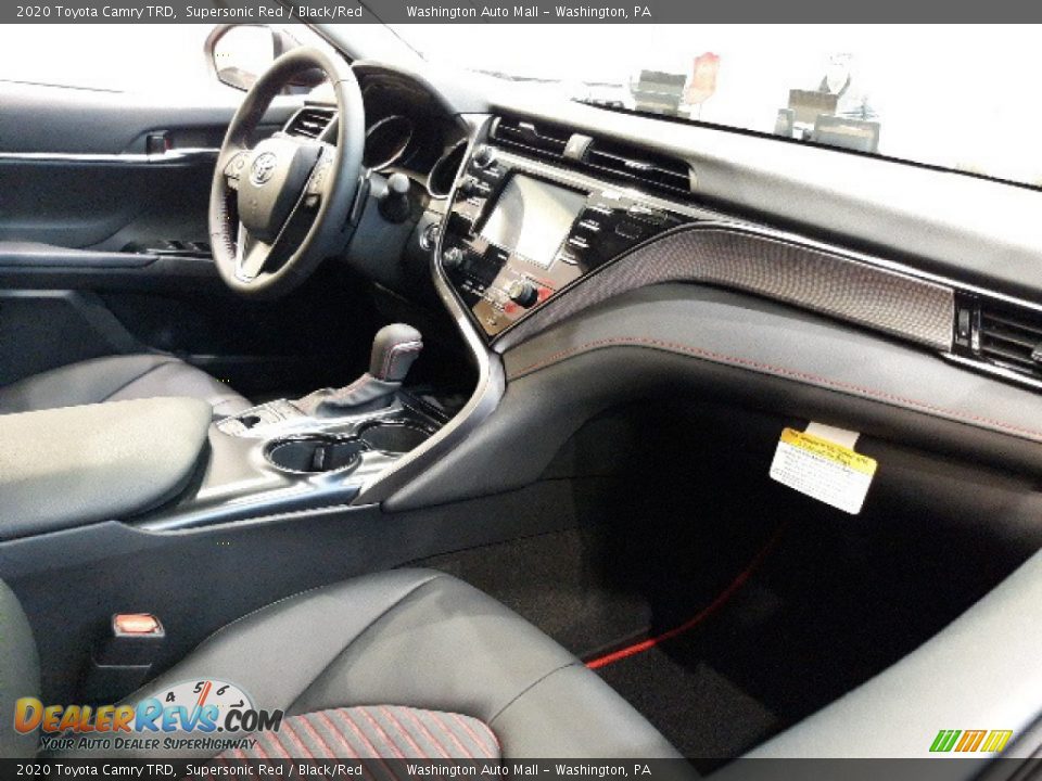 2020 Toyota Camry TRD Supersonic Red / Black/Red Photo #5