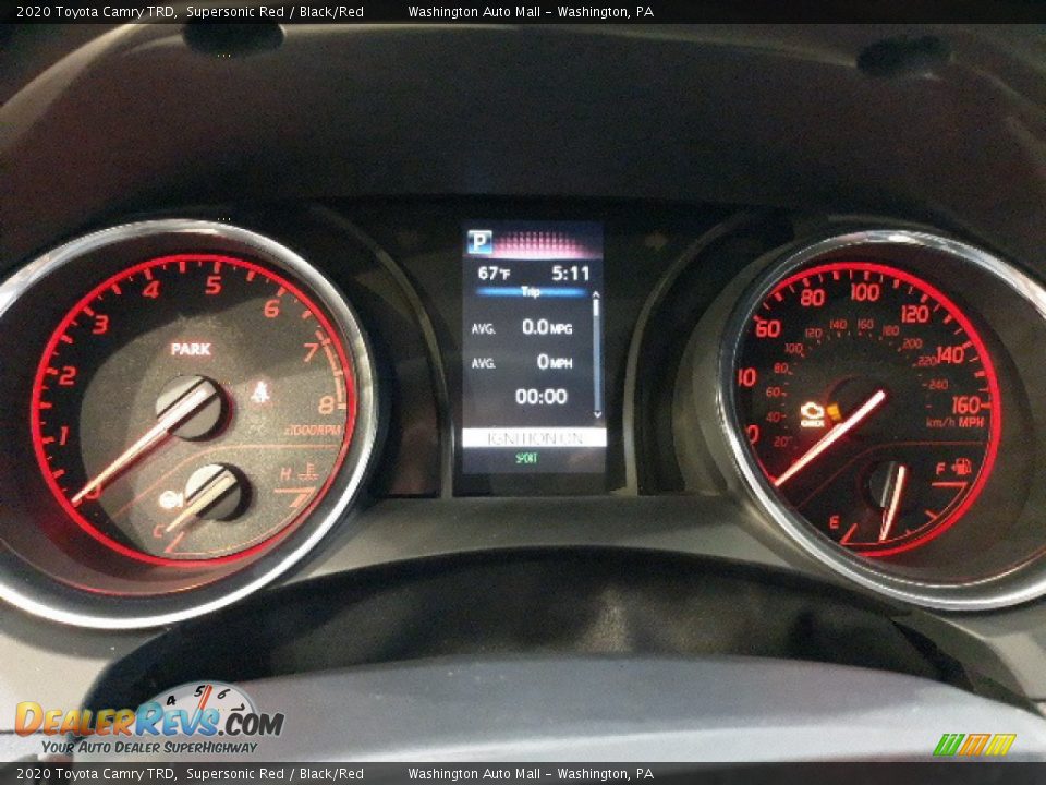 2020 Toyota Camry TRD Gauges Photo #21