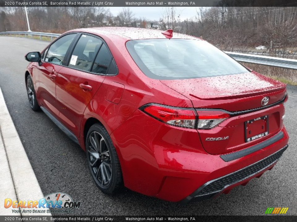 2020 Toyota Corolla SE Barcelona Red Metallic / Light Gray Photo #2