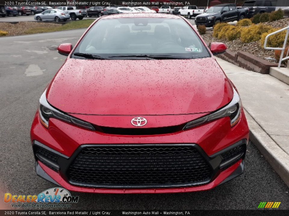 2020 Toyota Corolla SE Barcelona Red Metallic / Light Gray Photo #13