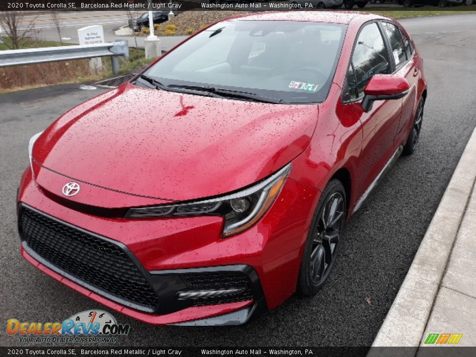 2020 Toyota Corolla SE Barcelona Red Metallic / Light Gray Photo #14