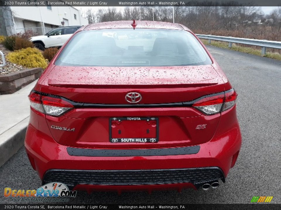 2020 Toyota Corolla SE Barcelona Red Metallic / Light Gray Photo #15