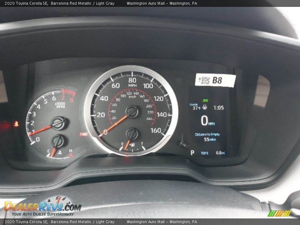 2020 Toyota Corolla SE Gauges Photo #19