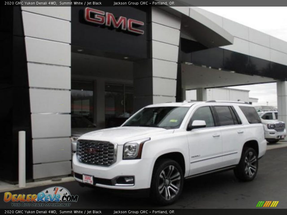 2020 GMC Yukon Denali 4WD Summit White / Jet Black Photo #1