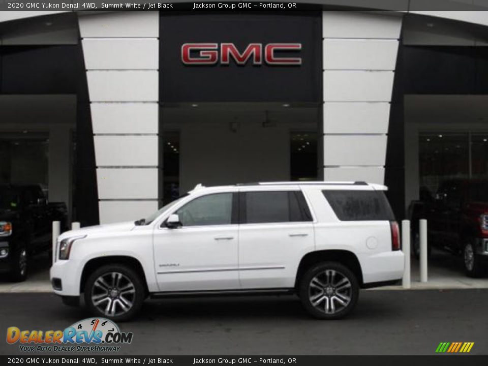 2020 GMC Yukon Denali 4WD Summit White / Jet Black Photo #2