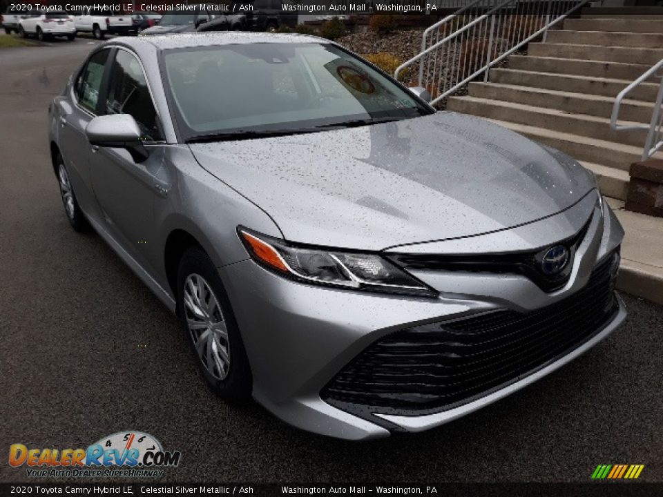 2020 Toyota Camry Hybrid LE Celestial Silver Metallic / Ash Photo #1