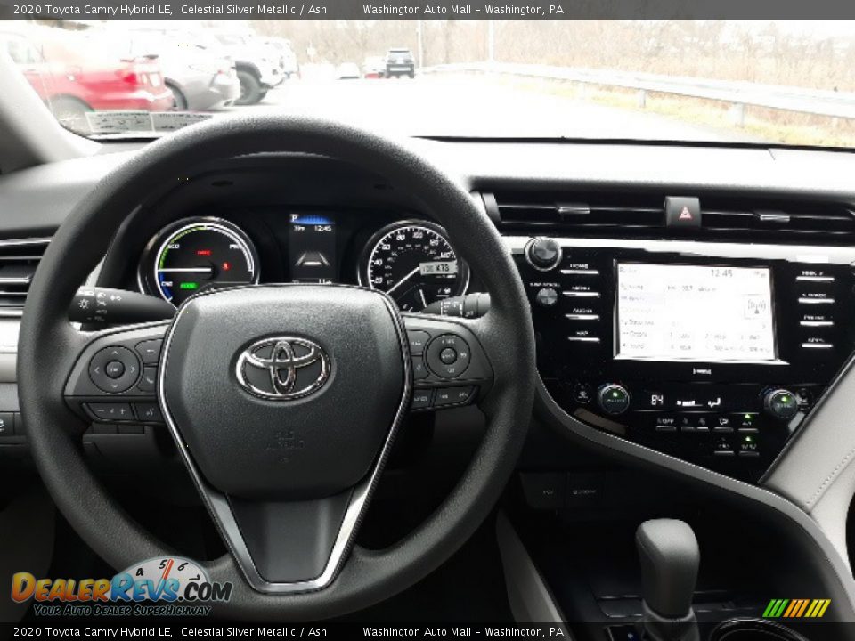 2020 Toyota Camry Hybrid LE Celestial Silver Metallic / Ash Photo #3