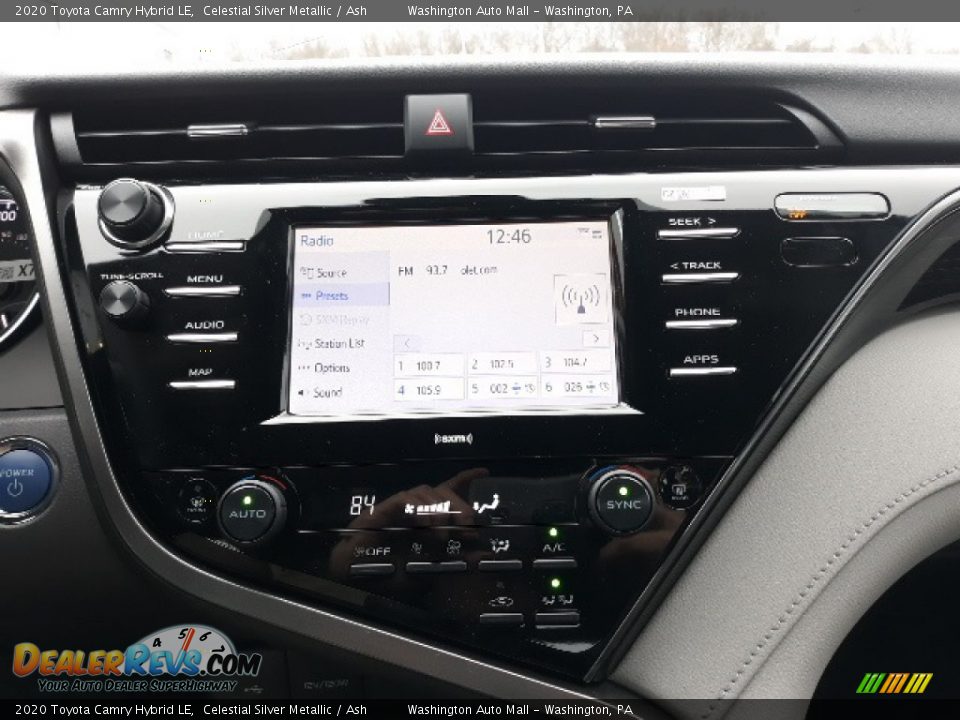 2020 Toyota Camry Hybrid LE Celestial Silver Metallic / Ash Photo #6