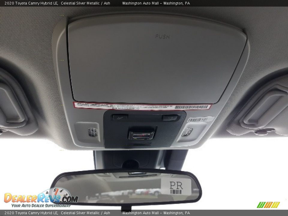 2020 Toyota Camry Hybrid LE Celestial Silver Metallic / Ash Photo #12