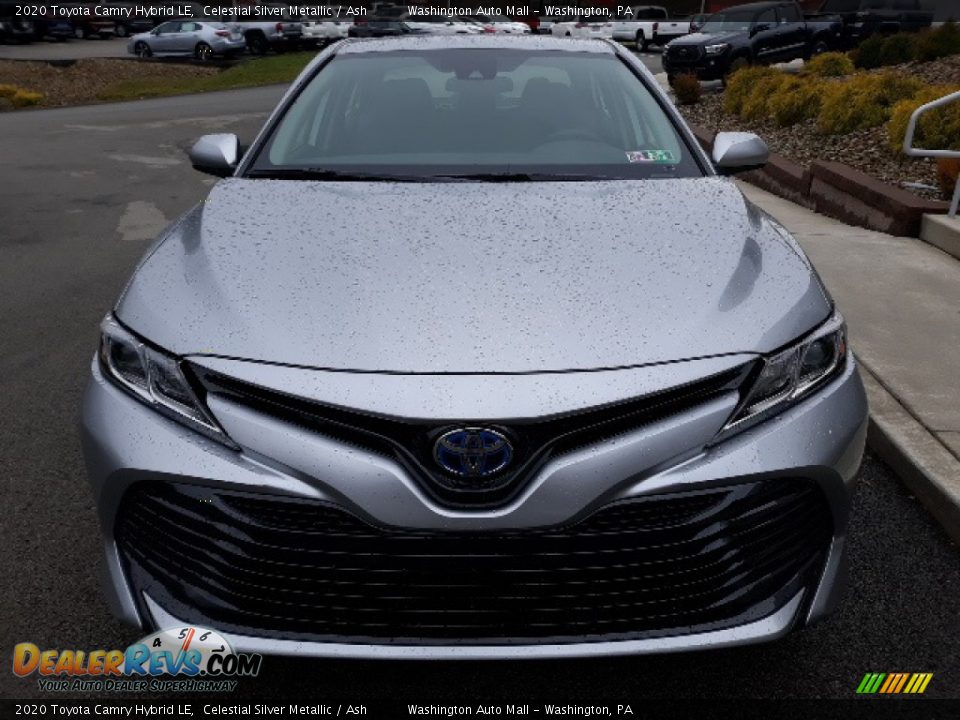 2020 Toyota Camry Hybrid LE Celestial Silver Metallic / Ash Photo #14