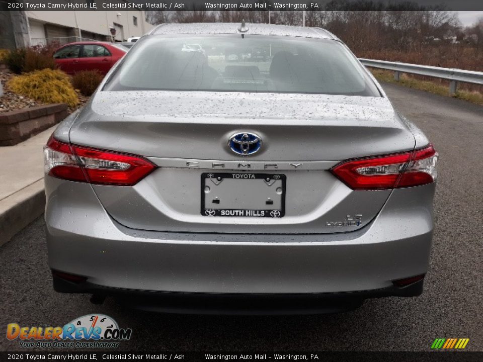 2020 Toyota Camry Hybrid LE Celestial Silver Metallic / Ash Photo #16