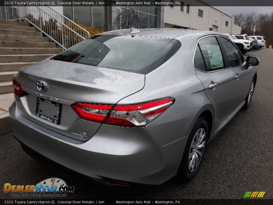2020 Toyota Camry Hybrid LE Celestial Silver Metallic / Ash Photo #17