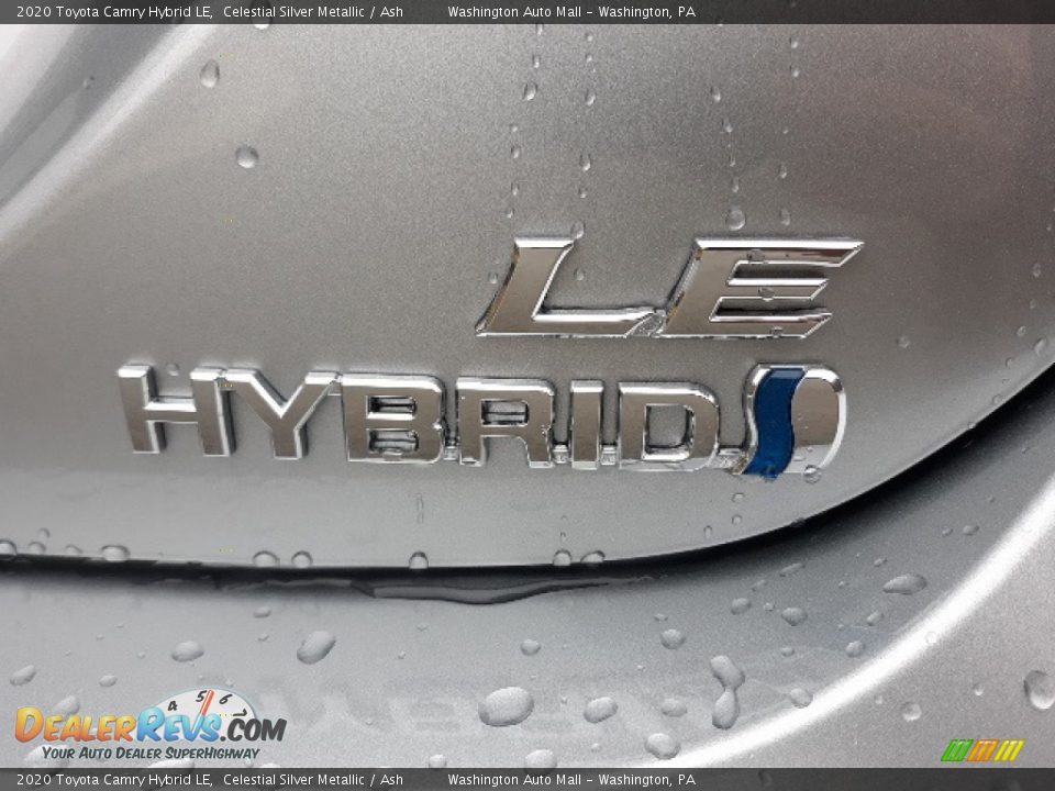 2020 Toyota Camry Hybrid LE Celestial Silver Metallic / Ash Photo #18