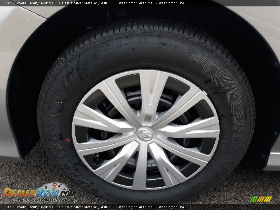 2020 Toyota Camry Hybrid LE Celestial Silver Metallic / Ash Photo #19