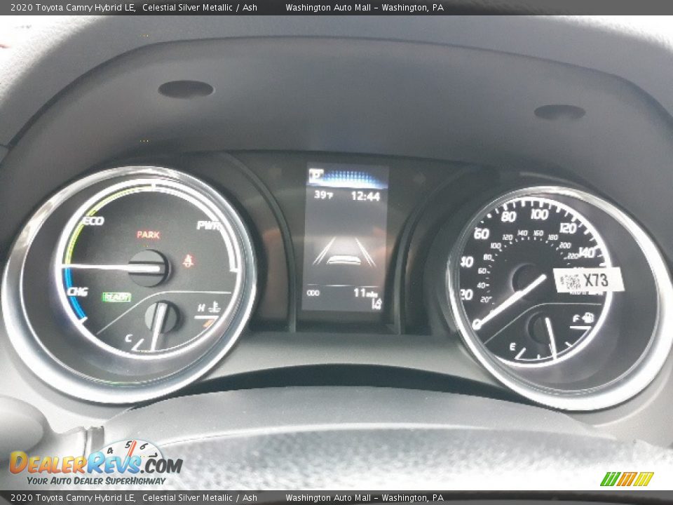 2020 Toyota Camry Hybrid LE Celestial Silver Metallic / Ash Photo #20