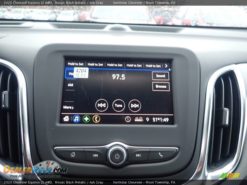 2020 Chevrolet Equinox LS AWD Mosaic Black Metallic / Ash Gray Photo #17