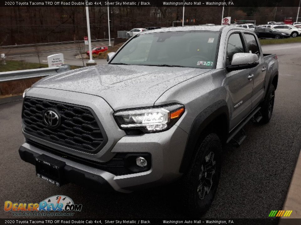 2020 Toyota Tacoma TRD Off Road Double Cab 4x4 Silver Sky Metallic / Black Photo #14