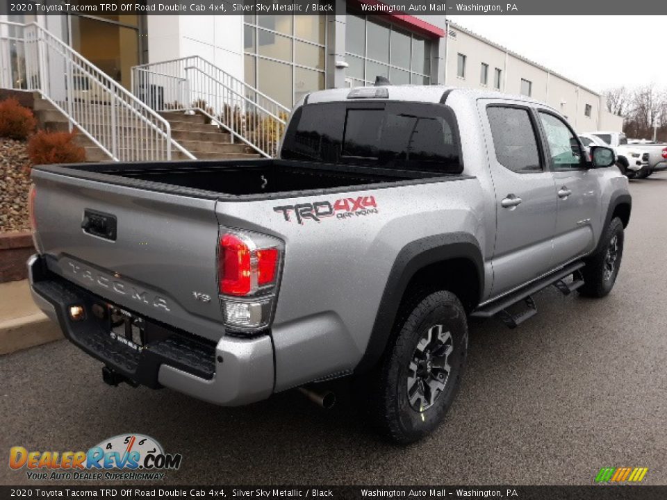 2020 Toyota Tacoma TRD Off Road Double Cab 4x4 Silver Sky Metallic / Black Photo #16