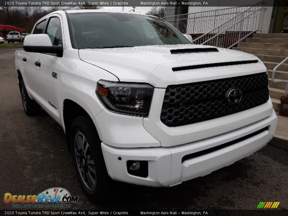 2020 Toyota Tundra TRD Sport CrewMax 4x4 Super White / Graphite Photo #1